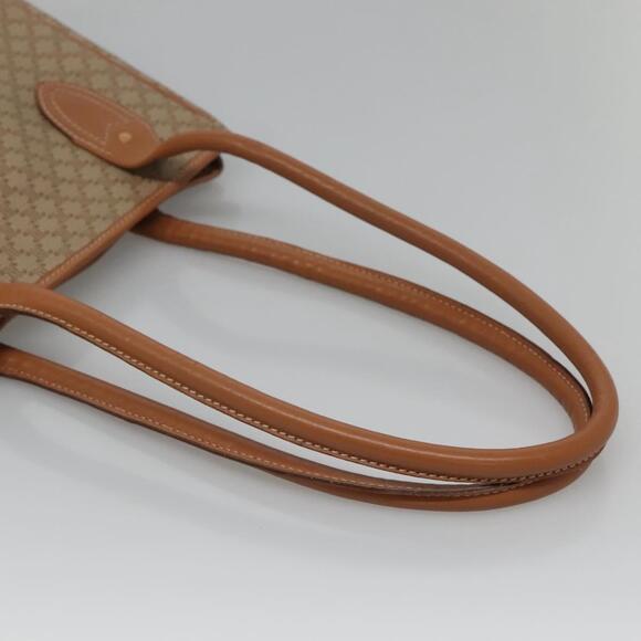 CELINE Macadam Canvas Tote Bag Pvc Beige Gold - Picture 7 of 12